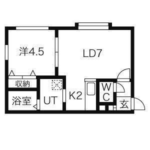 北海道札幌市東区北三十六条東19丁目 新道東駅 1LDK アパート 賃貸物件詳細