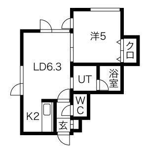 北海道札幌市東区北四十三条東２丁目 麻生駅 1LDK アパート 賃貸物件詳細