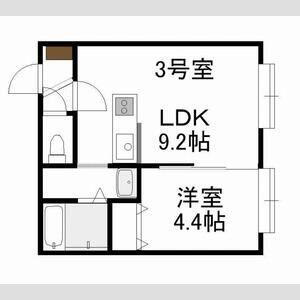 北海道札幌市白石区北郷二条3丁目 白石駅 1LDK アパート 賃貸物件詳細