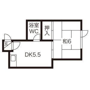 北海道札幌市白石区栄通6丁目 南郷７丁目駅 1DK アパート 賃貸物件詳細