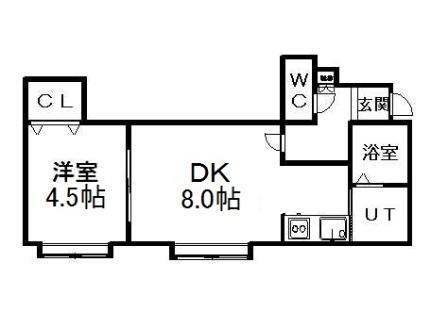 北海道札幌市豊平区美園二条5丁目 美園駅 1DK アパート 賃貸物件詳細