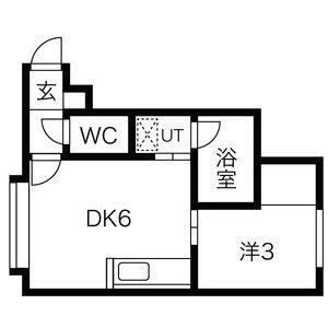 北海道札幌市豊平区豊平四条7丁目 学園前駅 1DK アパート 賃貸物件詳細