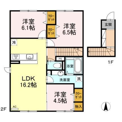 北海道札幌市西区発寒十条2丁目 発寒中央駅 3LDK アパート 賃貸物件詳細