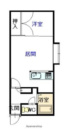 北海道旭川市北門町13丁目 近文駅 1LDK アパート 賃貸物件詳細