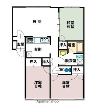 ラヴリーメゾン 1階 3LDK 賃貸物件詳細