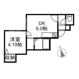 北海道札幌市中央区北二十条西15丁目 桑園駅 1DK アパート 賃貸物件詳細