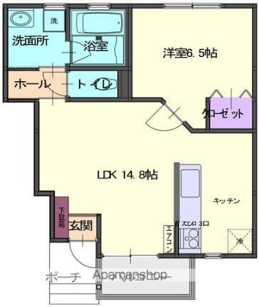 岩手県胆沢郡金ケ崎町西根西地蔵野 金ケ崎駅 1LDK アパート 賃貸物件詳細