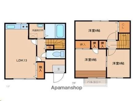 宮城県仙台市若林区上飯田4丁目 仙台駅 3LDK アパート 賃貸物件詳細