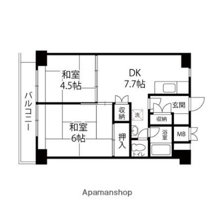 宮城県仙台市宮城野区東宮城野 卸町駅 2DK マンション 賃貸物件詳細