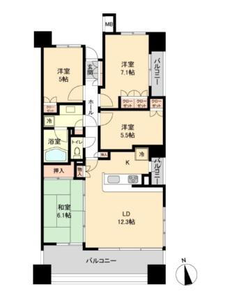 宮城県仙台市宮城野区榴岡2丁目 仙台駅 4LDK マンション 賃貸物件詳細