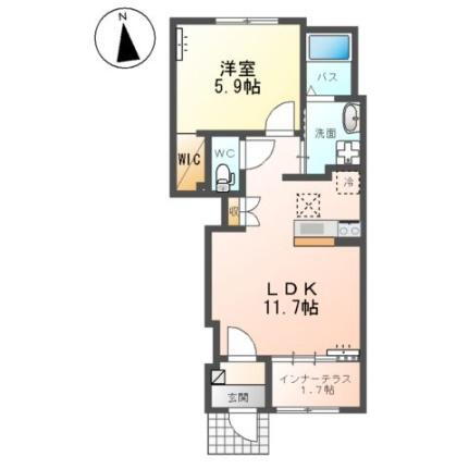 ルピナス 1階 1LDK 賃貸物件詳細