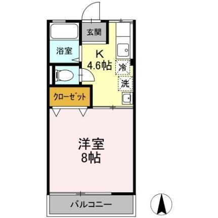 福島県郡山市安積町日出山字南台 安積永盛駅 1K アパート 賃貸物件詳細