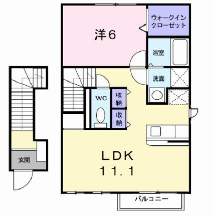 福島県郡山市日和田町字朝日坦 日和田駅 1LDK アパート 賃貸物件詳細