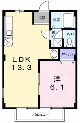茨城県笠間市中央1丁目 友部駅 1LDK アパート 賃貸物件詳細