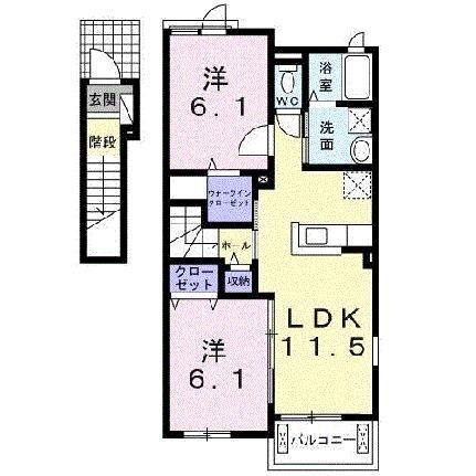 茨城県取手市椚木 藤代駅 2LDK アパート 賃貸物件詳細