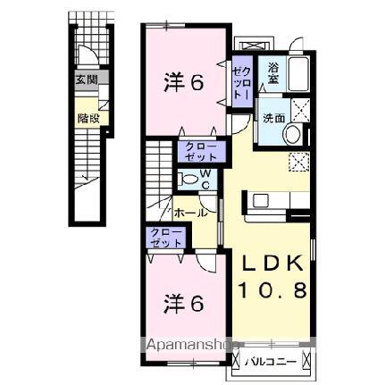 栃木県那須塩原市鍋掛 黒磯駅 2LDK アパート 賃貸物件詳細