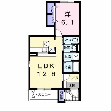 タウンハウス蔵ヶ崎 1階 1LDK 賃貸物件詳細