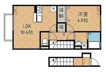 テクノヒルズ　Ａ 2階 1LDK 賃貸物件詳細