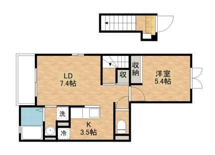 栃木県宇都宮市清原台6丁目 清原地区市民センター前駅 1LDK アパート 賃貸物件詳細