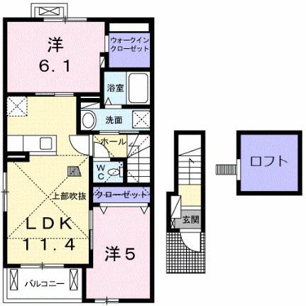 栃木県真岡市長田3丁目 真岡駅 2LDK アパート 賃貸物件詳細