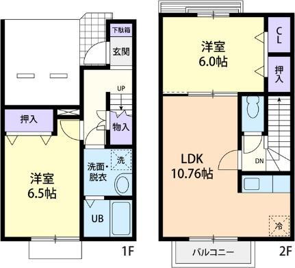 栃木県真岡市石島 久下田駅 2LDK アパート 賃貸物件詳細
