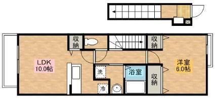 栃木県宇都宮市ゆいの杜４丁目 ゆいの杜西駅 1LDK アパート 賃貸物件詳細