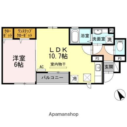 サンプロシード 1階 1LDK 賃貸物件詳細