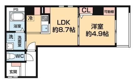 Ｌ．ＣＡＳＡ住吉 4階 1LDK 賃貸物件詳細