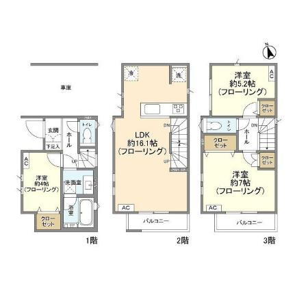 Ｋｏｌｅｔ稲田堤１２ 3LDK 賃貸物件詳細