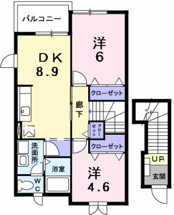 石川県加賀市箱宮町 粟津駅 2DK アパート 賃貸物件詳細