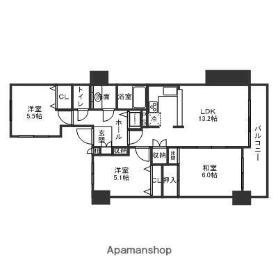 石川県金沢市北安江1丁目 金沢駅 3LDK マンション 賃貸物件詳細