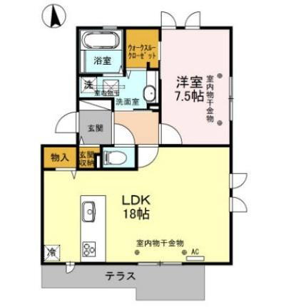 石川県金沢市出雲町イ 金沢駅 1LDK アパート 賃貸物件詳細