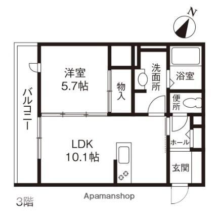 石川県金沢市西念4丁目 金沢駅 1LDK マンション 賃貸物件詳細