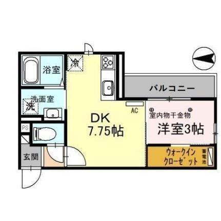 石川県金沢市彦三町１丁目 金沢駅 1DK アパート 賃貸物件詳細