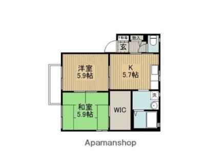 長野県諏訪市大字中洲 茅野駅 2K アパート 賃貸物件詳細