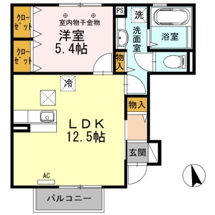 長野県長野市青木島町綱島 1LDK アパート 賃貸物件詳細