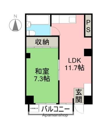 静岡県富士市国久保1丁目 吉原本町駅 1LDK マンション 賃貸物件詳細