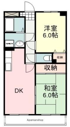 マイシティオグロ 5階 2DK 賃貸物件詳細