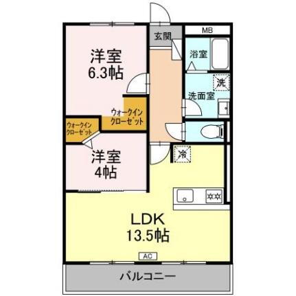 ヴィクトワール尾崎山 3階 3DK 賃貸物件詳細