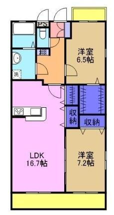 ルミエール　ＩＩ 1階 2LDK 賃貸物件詳細