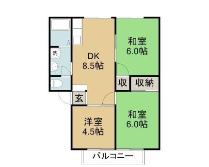 三重県四日市市垂坂町 阿倉川駅 3DK アパート 賃貸物件詳細