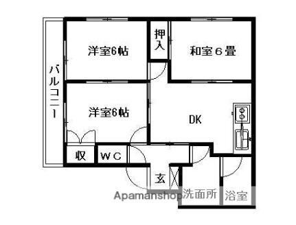 滋賀県長浜市新庄寺町 長浜駅 3DK アパート 賃貸物件詳細
