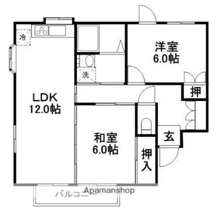 滋賀県長浜市勝町 長浜駅 2LDK アパート 賃貸物件詳細