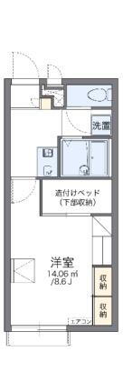 レオパレス大輝 2階 1K 賃貸物件詳細