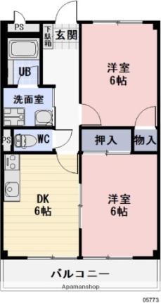 滋賀県野洲市行畑 野洲駅 2DK アパート 賃貸物件詳細