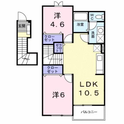 滋賀県甲賀市水口町虫生野虹の町 貴生川駅 2LDK アパート 賃貸物件詳細