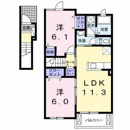 滋賀県東近江市建部堺町 八日市駅 2LDK アパート 賃貸物件詳細
