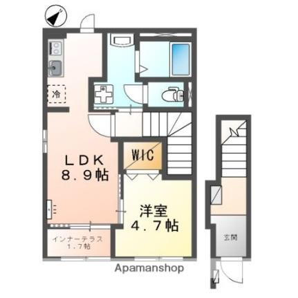滋賀県野洲市西河原 野洲駅 1LDK アパート 賃貸物件詳細