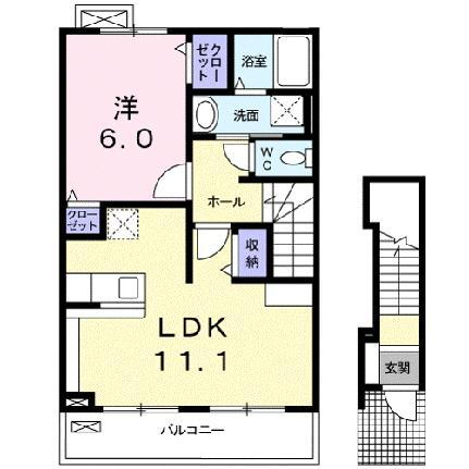 滋賀県甲賀市水口町名坂 水口駅 1LDK アパート 賃貸物件詳細