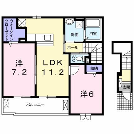 滋賀県彦根市大藪町 南彦根駅 2LDK アパート 賃貸物件詳細